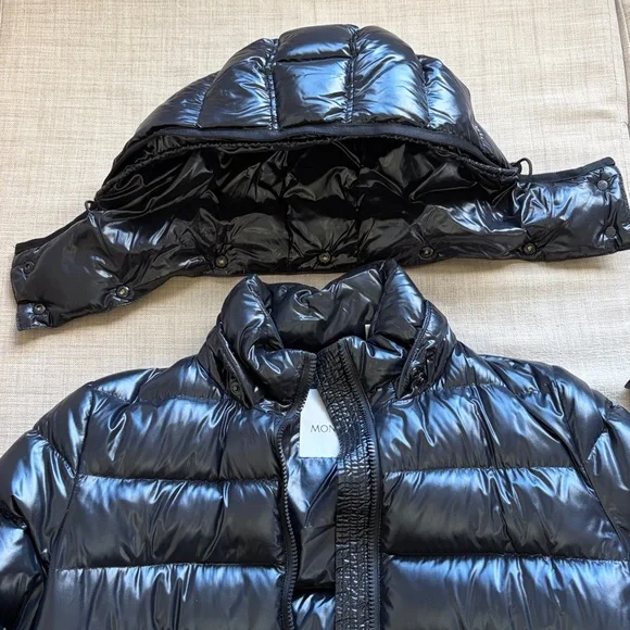 Moncler Puffer Down Long Jacket- Black - Picture 8 of 15